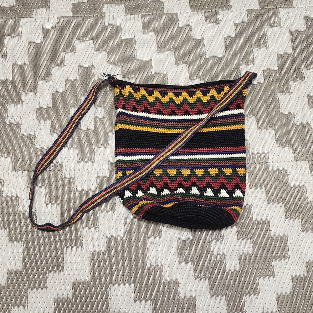 Multicolor Striped Women's Bag